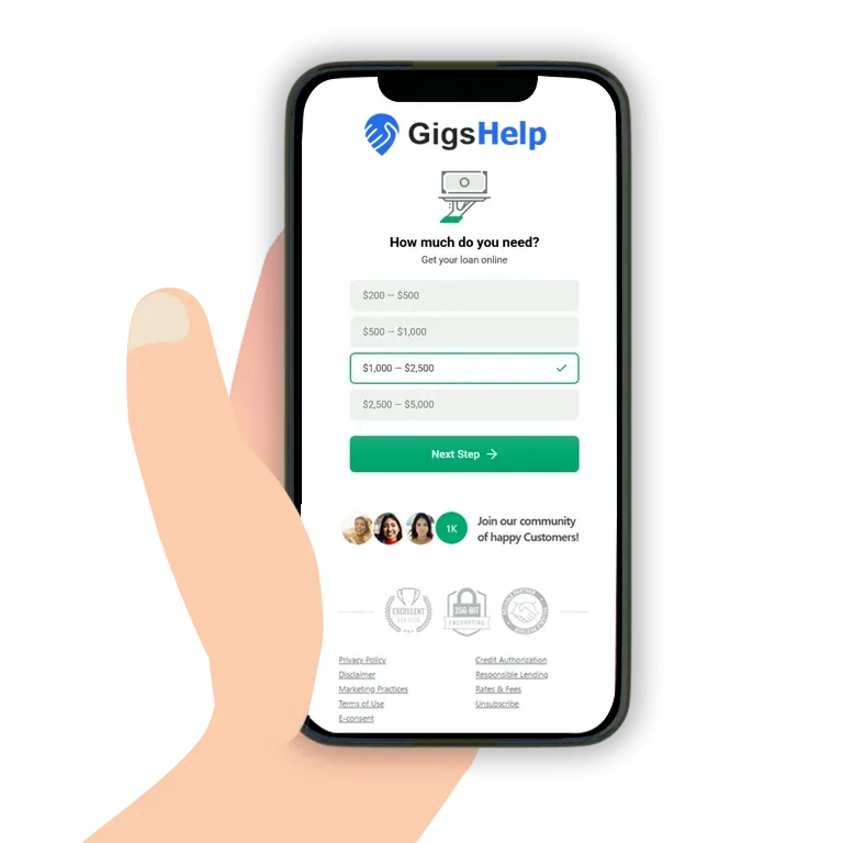 Borrow-in-a-few-taps